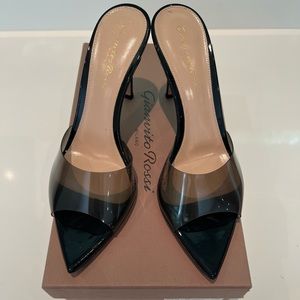 Gianvito Rossi Elle clear stiletto sandal